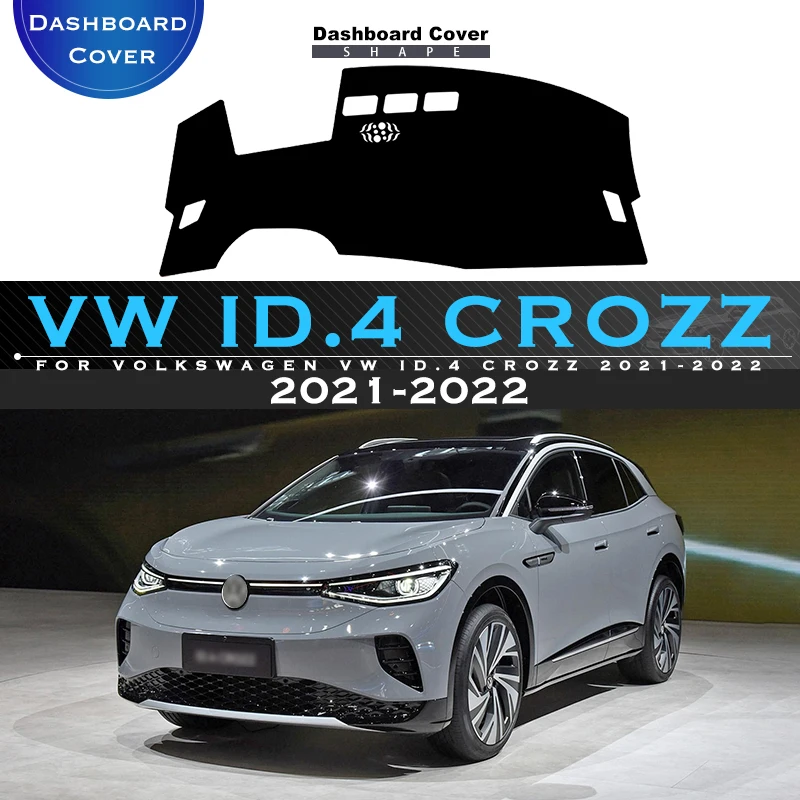 Для Volkswagen VW ID.4 CROZZ 2021-2022 Крышка приборной панели Автомобиля, Избегающая Освещения, Накладка На приборную Платформу, Крышка стола, Коврик, Ковры, Защитный Изображение 0
