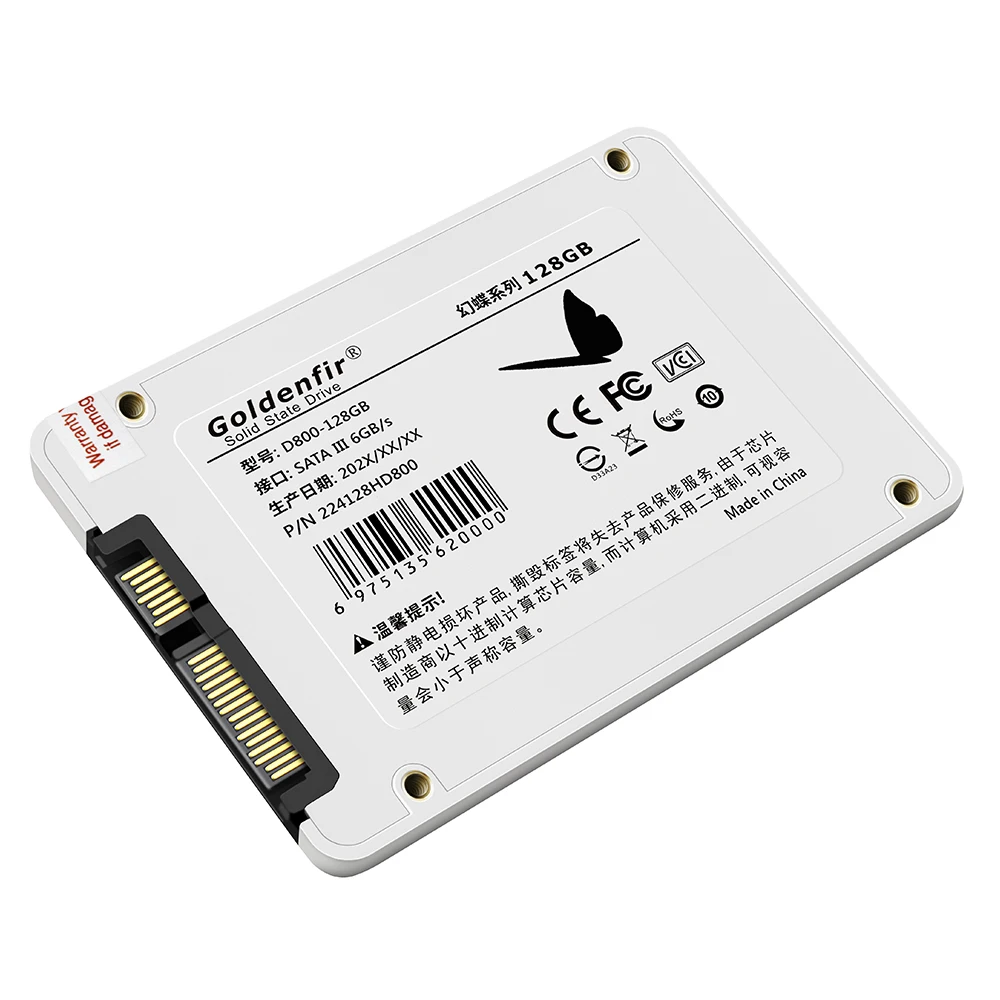Goldenfir Внутренний новейший SSD накопитель 60GB 120GB 240GB SSD 480gb для ПК Логотип OEM серийный номер Изображение 3