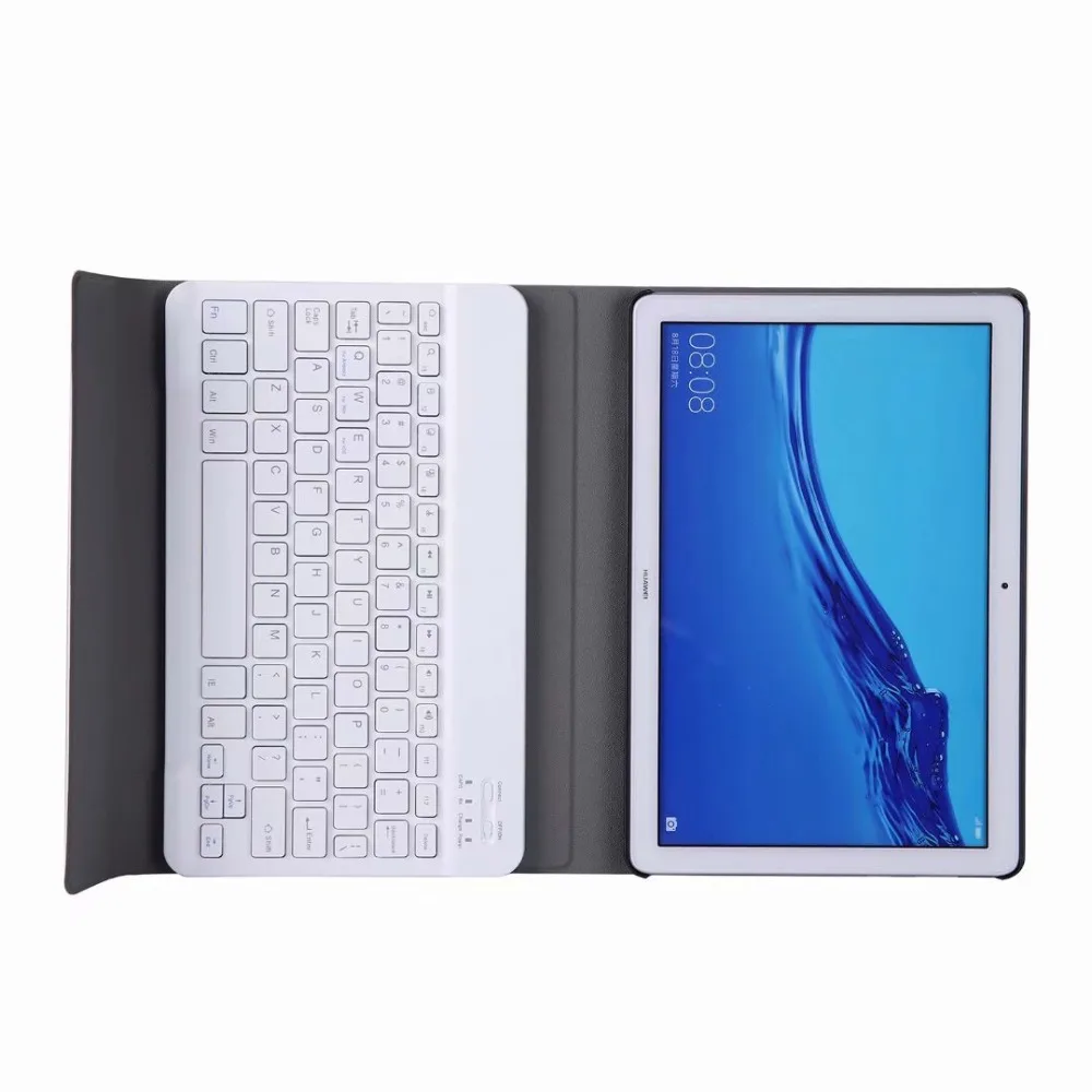 Легкий Чехол-клавиатура с подсветкой для Huawei MatePad T10 T10s 10,1 T5 T3 M5 M6 Matepad 10,4 Honor V6 Bluetooth Клавиатура Чехол для Планшета Изображение 5